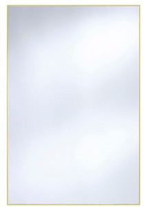 Casa Padrino espejo de pared con marco de aluminio oro mate 80 x H. 120 cm - Espejo de Lujo