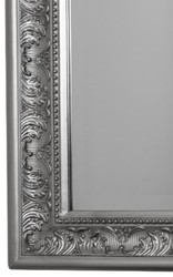 Casa Padrino espejo de pared barroco plata 62 x H. 187 cm - Espejo Hecho a Mano en Estilo Barroco
