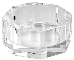 Casa Padrino tazón de vidrio de cristal deco de lujo 21,5 x 21,5 x H. 9 cm - Calidad de Lujo