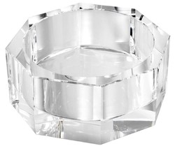 Casa Padrino tazón de vidrio de cristal deco de lujo 21,5 x 21,5 x H. 9 cm - Calidad de Lujo