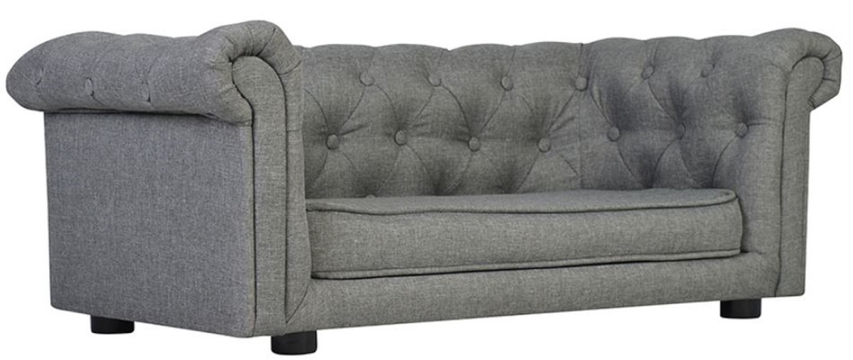Casa Padrino Luxus Chesterfield Hunde & Katzen Sofa 90 x 48 x H. 34 cm - Verschiedene Farben - Luxus Tiermöbel