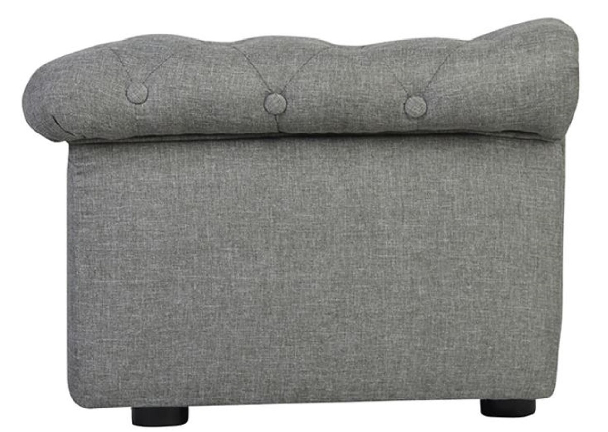 Casa Padrino Luxus Chesterfield Hunde & Katzen Sofa 90 x 48 x H. 34 cm - Verschiedene Farben - Luxus Tiermöbel