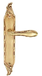 Casa Padrino Conjunto de Manija de Puerta Art Nouveau Oro Francés 14,8 x H. 33 cm - Accesorios para Hotel Barroco y Art Nouveau