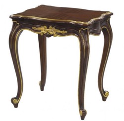 Casa Padrino table d'appoint baroque de luxe brun foncé / or 58 x 48 x H. 66 cm - Qualité Luxe