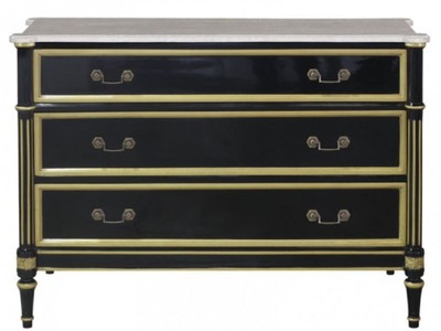 casa padrino luxus barock barockstil kommode mit 3 schubladen marmorplatte mahagoniholz marmor schlafzimmer wohnzimmer hotel schrank möbel