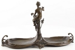 casa padrino barock jugendstil bronze doppel tablett serviertablett hotel restaurant club bar gastronomie deko accessoires möbel