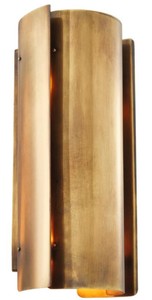 Casa Padrino Luxus Metall Wandleuchte Vintage Messingfarben 16,5 x 12 x H. 31,8 cm - Designer Leuchte