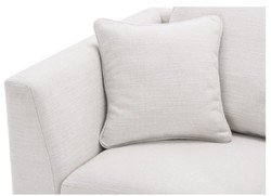 Casa Padrino fauteuil de salon de luxe blanc / noir 98 x 100 x H. 73 cm - Meubles de Salon