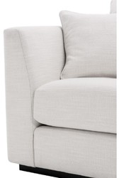 Casa Padrino fauteuil de salon de luxe blanc / noir 98 x 100 x H. 73 cm - Meubles de Salon