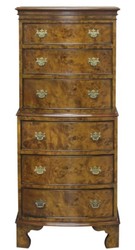 casa padrino luxus barock jugendstil mahagoni wurzelholzfurnier kommode schrank mit 6 schubladen wohnzimmer hotel möbel 