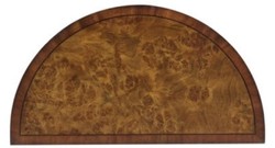 Casa Padrino cómoda Art Nouveau de lujo marrón claro / marrón 51 x 28 x H. 82 cm - Pequeño Armario Semicircular con Puerta