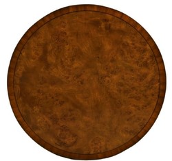 Casa Padrino cómoda Art Nouveau de lujo marrón claro / marrón Ø 57 x H. 82 cm - Pequeño Gabinete Redondo con 2 Puertas