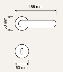 Casa Padrino set di maniglia per porta barocco oro francese 15,5 x H. 5,3 cm - Maniglie per Porte in Stile Barocco