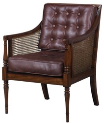 Casa Padrino fauteuil de salon art nouveau de luxe brun foncé / brun 68 x 65 x H. 98 cm - Meubles pour Hôtels