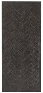 Casa Padrino Luxus Esstisch mit Eichenfurnier Tischplatte Schwarz / Bronze 230 x 100 x H. 75,5 cm - Luxus Esszimmermöbel