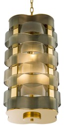 Casa Padrino Lustre de Luxe Or / Vert 33 x 33 x H. 67 cm - Qualité de Luxe