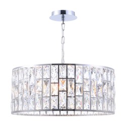 Casa Padrino Luxus Kristallglas Kronleuchter Gelid Silber casa padrino luxus kristallglas hotel wohnzimmer restaurant club bar büro kronleuchter deko accessoires möbel