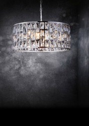 Casa Padrino Luxus Kristallglas Kronleuchter Gelid Silber casa padrino luxus kristallglas hotel wohnzimmer restaurant club bar büro kronleuchter deko accessoires möbel