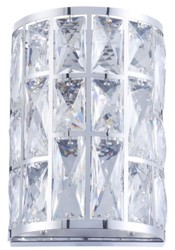 Casa Padrino Luxus Kristallglas Wandleuchte Gelid Silber casa padrino luxus kristallglas hotel wohnzimmer restaurant club bar büro wandleuchte wandlampe deko accessoires möbel