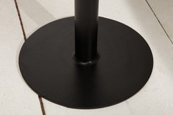 Mesa auxiliar de diseño Casa Padrino natural / negro Sheesham 45cm x 35cm x H.65cm de madera maciza