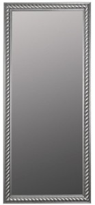 Casa Padrino Baroque Living Room Wall Mirror Antigue Silver 72 x H. 162 cm - Handcrafted Mirror in Baroque Style