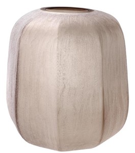 Casa Padrino luxury vase sand colors Ø 33 x H. 32 cm - Luxury living room decoration