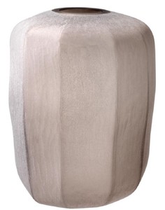 Casa Padrino luxury vase sand colors Ø 33 x H. 42 cm - Luxury living room decoration