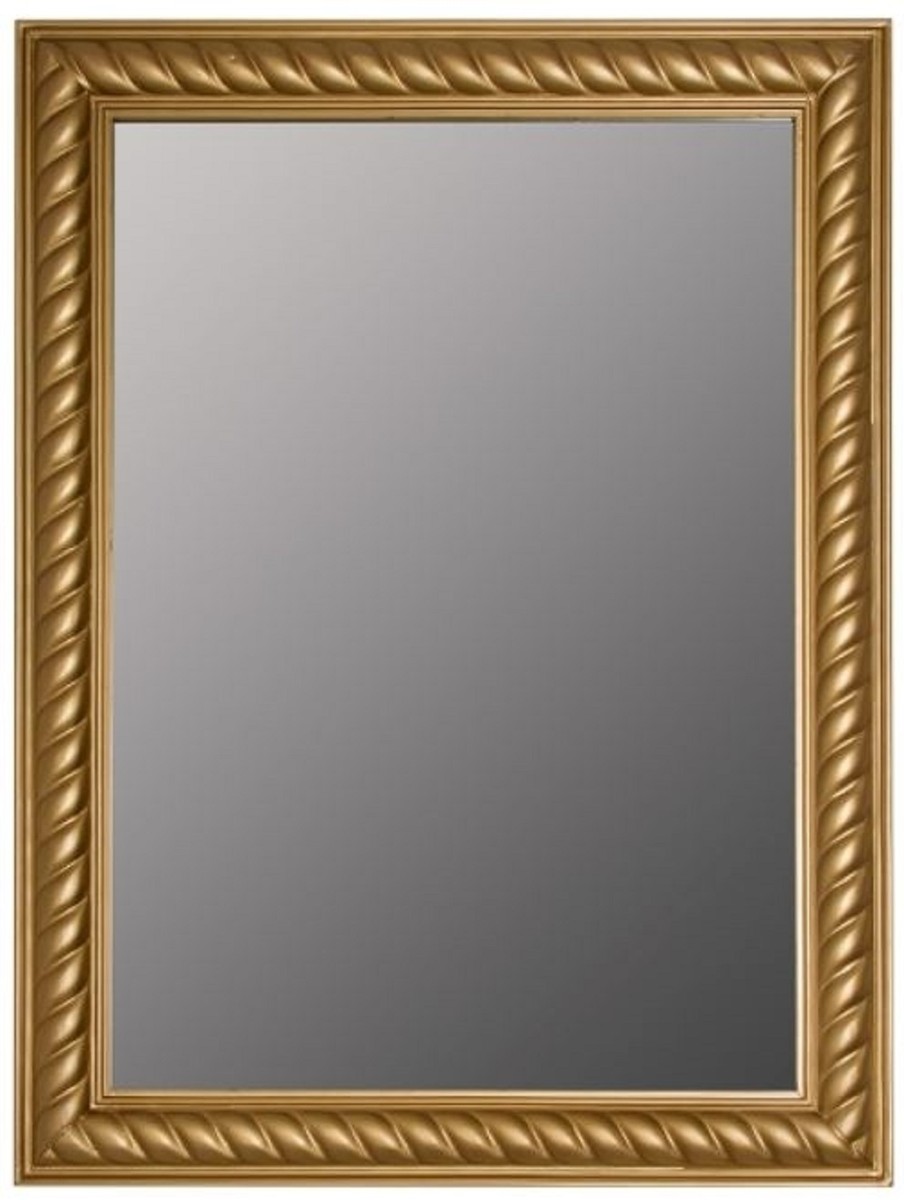 Casa Padrino Baroque Mirror / Wall Mirror Antique Gold 62 x H. 82 cm - Furniture in Baroque Style Casa Padrino Baroque Mirror / Wall Mirror Antique Gold 62 x H. 82 cm - Furniture in Baroque Style