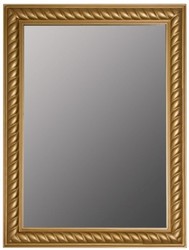 Casa Padrino Baroque Mirror / Wall Mirror Antique Gold 62 x H. 82 cm - Furniture in Baroque Style