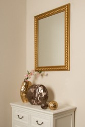 Casa Padrino Baroque Mirror / Wall Mirror Antique Gold 62 x H. 82 cm - Furniture in Baroque Style
