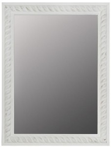 Casa Padrino Baroque Mirror Antique White / Gold 62 x H. 82 cm - Baroque Wall Mirror