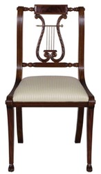 Casa Padrino chaise de salle à manger baroque de luxe marron / or 63 x 51 x H. 104 cm - Mobilier de Salle à Manger