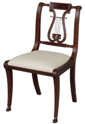 Casa Padrino chaise de salle à manger baroque de luxe marron / or 63 x 51 x H. 104 cm - Mobilier de Salle à Manger