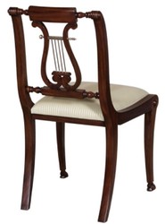 Casa Padrino chaise de salle à manger baroque de luxe marron / or 63 x 51 x H. 104 cm - Mobilier de Salle à Manger