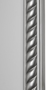 Casa Padrino Barock Spiegel / Wandspiegel Antik Silber 52 x H. 62 cm - Barockmöbel