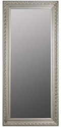 Casa Padrino Espejo de Pared Barroco Plata 72 x H. 162 cm - Espejo Barroco Hecho a Mano
