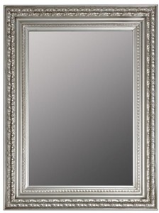 Casa Padrino Miroir Mural Baroque Argent 62 x H. 82 cm - Miroir Baroque Fabriqué à la Main