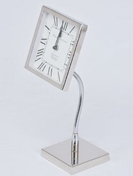 casa padrino luxus designer messing uhr tischuhr schwenkbar wohnzimmer hotel restaurant club bar büro deko accessoires