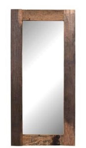 Casa Padrino specchio da parete in stile country colori naturali 80 x 3 x H. 170 cm - Mobili in Stile Country
