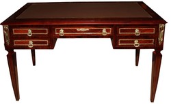 Secrétaire de bureau baroque de luxe Casa Padrino 5 tiroirs 120 cm - Bois massif - Mobilier de bureau baroque Secrétaire de bureau baroque de luxe Casa Padrino 5 tiroirs 120 cm - Bois massif - Mobilier de bureau baroque