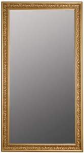 Casa Padrino Specchio Barocco Oro 72 x H. 132 cm - Specchio da Parete in Stile Barocco Lavorato a Mano