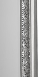 Casa Padrino Baroque Mirror Silver 72 x H. 132 cm - Handmade Baroque Wall Mirror