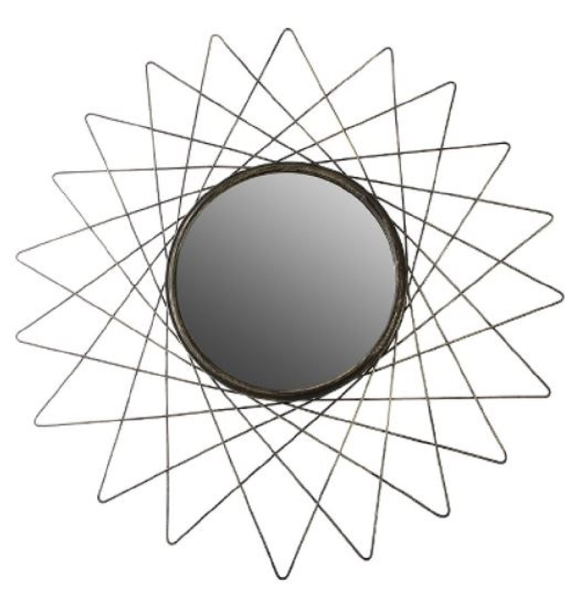 Casa Padrino miroir mural design or antique Ø 60 cm - Miroir de Designer Casa Padrino miroir mural design or antique Ø 60 cm - Miroir de Designer