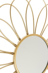 Casa Padrino Designer Spiegel / Wandspiegel 3er Set Gold Ø 25 cm - Deko Accessoires