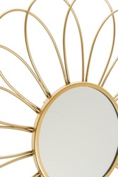 Casa Padrino de espejo / espejo de pared de diseño conjunto de 3 oro Ø 25 cm - Accesorios Deco