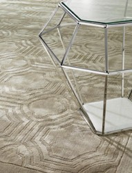 Casa Padrino tapis de salon de luxe en viscose sable - Plusieurs Tailles - Tapis de Luxe Tissé à la Main