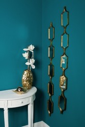 Casa Padrino designer metal mirror set gold 148 cm - Luxury Wall Mirror Set of 2