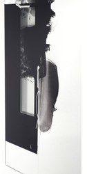 Casa Padrino miroir mural de salon design noir 101 x H. 150 cm - Mobilier de Luxe