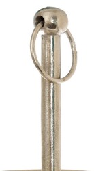 Casa Padrino etagere luxe argent / blanc / naturel Ø 30 x H. 57 cm - Petit bol de service décoratif à 3 étages avec poignée Casa Padrino etagere luxe argent / blanc / naturel Ø 30 x H. 57 cm - Petit bol de service décoratif à 3 étages avec poignée
