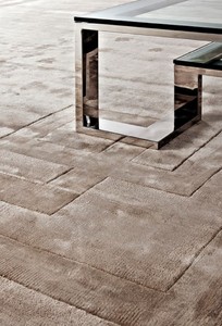 Casa Padrino luxury viscose living room carpet natural - Various Sizes - Luxury Quality